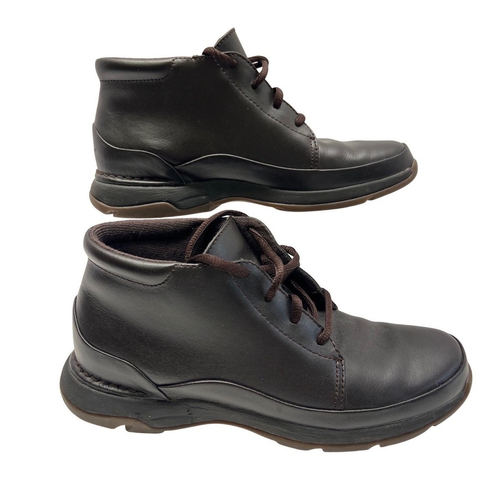 Rockport APW70623M Women 8M Brown Leather Lace Up Ankle Chukka Boots